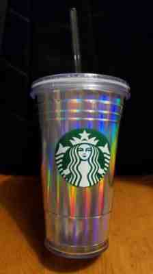 NEW Starbucks 2018 Holiday Iridescent Mermaid Grande 16oz Cold Cup - Sold on eBay Nov, 24th 2018 for $22.95