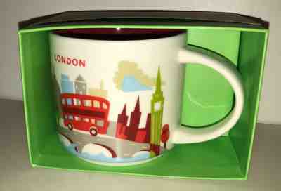 New 2018 Starbucks LONDON Ceramic 14 Oz Mug "You Are Here" Series - Sold on eBay Nov, 24th 2018 for $35.00