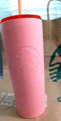 Starbucks Sakura Pink Stainless Tumbler Cup Straw Travel 16 oz Limited 2018 NEW  - Sold on eBay Nov, 24th 2018 for $39.99