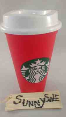 Starbucks RED Reusable 16 Oz Holiday 2018 Cup with $.50 discounts til 1/7/19 - Sold on eBay Nov, 24th 2018 for $7.99