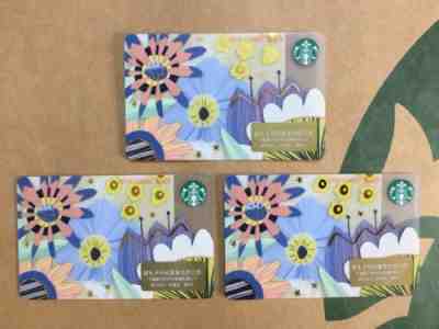 New Starbucks 2018 China Flower World Used   Card RMB100+200+500 - Sold on eBay Nov, 24th 2018 for $11.99