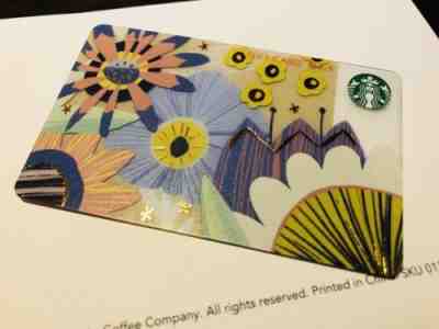 New Starbucks 2018 China Flower World Used   Card - Sold on eBay Nov, 24th 2018 for $3.99