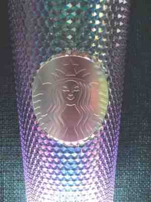 NEW Starbucks 2018 Holiday Rainbow Iridescent Holographic Unicorn Cold Cup - Sold on eBay Nov, 24th 2018 for $35.00