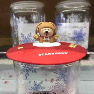 New China 2018 Starbucks Chinese New Year Dog Bear Cover - Sold on eBay Nov, 24th 2018 for $25.00