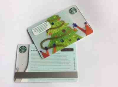 Starbucks card Germany  # 6156 Holiday Tree new Christmas Edition for 2018 - Sold on eBay Nov, 24th 2018 for $3.99