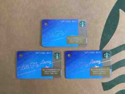 New Starbucks 2018 China Mini Let’s Fly Away SVC Gift Card RMB100+200+500 - Sold on eBay Nov, 24th 2018 for $11.99