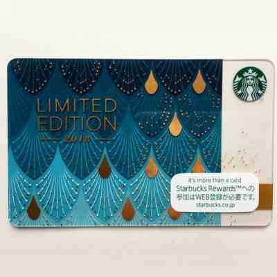 <only for tomorabas> Starbucks Card Japan Anniversary Blend 2018  :  PIN intact  - Sold on eBay Nov, 24th 2018 for $12.00