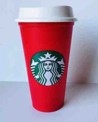 NEW Starbucks Red Reusable 16 Oz Christmas Holiday 2018 Cup - VERY RARE! - Sold on eBay Nov, 23rd 2018 for $8.50