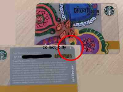 RARE HTF! Starbucks Malaysia Card Deepavali Diwali 2018 with sleeve BAR MARKING  - Sold on eBay Nov, 23rd 2018 for $19.99