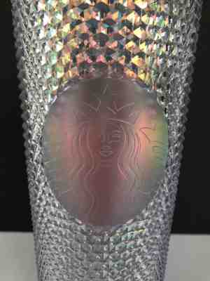 NEW Starbucks 2018 Holiday Rainbow Hologram Iridescent Traveler Tumbler Cold Cup - Sold on eBay Nov, 23rd 2018 for $26.00