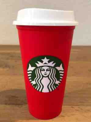 Starbucks Christmas Holiday Red Reusable 16oz Cup Limited Edition quick ship! - Sold on eBay Nov, 25th 2018 for $7.46