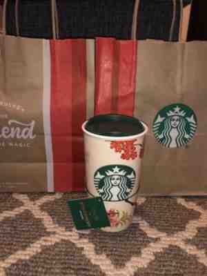 Starbucks + Ban.do Bando Double Walled Travel Mug Holiday 2018 Limited Edition - Sold on eBay Nov, 25th 2018 for $22.00
