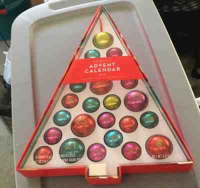 25 Starbucks 2015 LIMITED EDITION Christmas Advent Calender Balls EMPTY Xmas - Sold on eBay Nov, 18th 2018 for $19.99