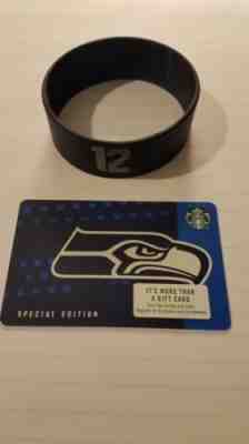 Starbucks Seahawk 12s Wristband 2018 Seahawks Limited Edition Gift Card  - Sold on eBay Nov, 7th 2018 for $10.95