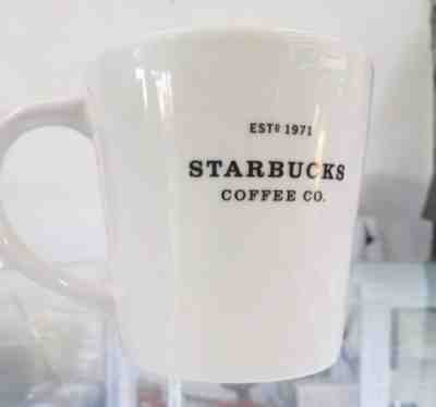 Starbucks White Abbey 16 or 18oz Est 1971 Large Mug Cup - Sold on eBay Nov, 6th 2018 for $7.00