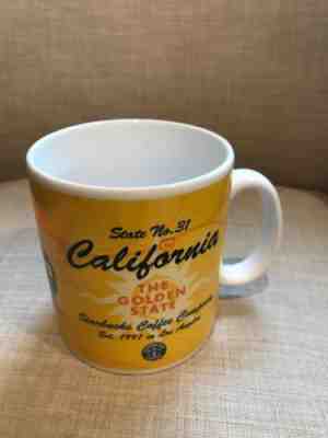 Starbucks Coffee Mug California State No.31 The Golden State Large 1999 - Sold on eBay Nov, 23rd 2018 for $12.50