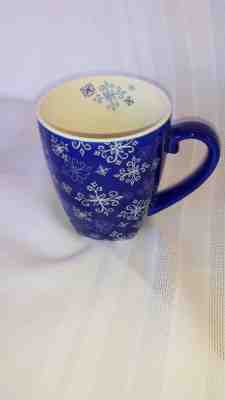 2001 STARBUCKS Barista COBALT BLUE SNOWFLAKE MUG  18 Ounce - Sold on eBay Nov, 25th 2018 for $19.99