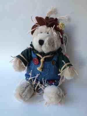 Starbucks Bearista Bear 2001 Scarecrow #16  NWT-plush stuffed Bear coffee Fall - Sold on eBay Sep, 22nd 2018 for $5.00