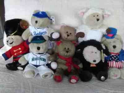 Lot of Eight Starbucks Bearistas 2002, 2003, 2004, 2009, 2010 & 2012 NWT - Sold on eBay Nov, 25th 2018 for $3.25