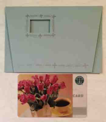 Starbucks 2003 Roses Card With Matching Sleeve RARE - Sold on eBay Nov, 25th 2018 for $31.00