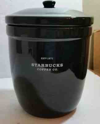 Starbucks Coffee Co. 7 Inch Tall Ceramic Coffee Cup Shaped Abbey Canister 2003 - Sold on eBay Nov, 24th 2018 for $19.95