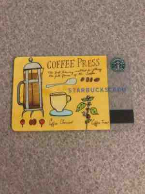 Starbucks Gift Card, Coffee Press ©2003, No Balance, Collectible - Sold on eBay Nov, 13th 2018 for $5.00
