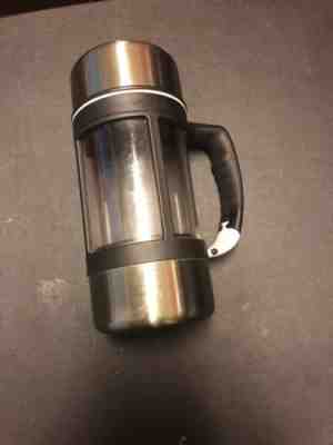 2004 STARBUCKS BARISTA TRAVEL PRESS Stainless Plastic French Press w/ Clip 24oz  - Sold on eBay Oct, 26th 2018 for $5.68