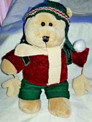 Starbucks 2005 Holiday Bearista Plush 10" Bear 42nd Edition Velvet Jacket - Sold on eBay Nov, 25th 2018 for $12.80