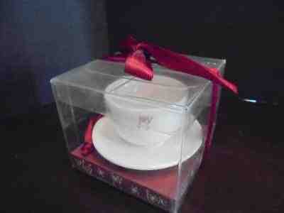 Starbucks 2005 Christmas Red White Espresso Cup Holiday Ornament in Box EUC! - Sold on eBay Nov, 24th 2018 for $5.00