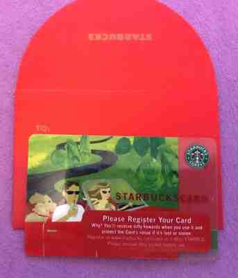 Starbucks 2005 "SUMMER ROAD TRIP" Gift Card W/Bonus Sleeve- New-RARE - Sold on eBay Oct, 27th 2018 for $3.00