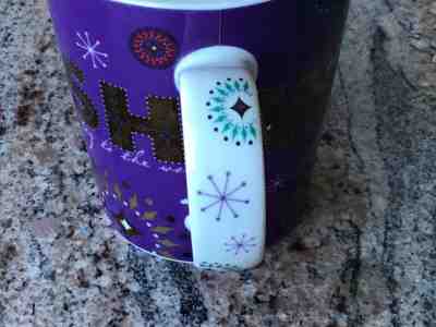 2006 Starbucks Holiday Christmas Wish Joy to the World Purple Mug 14 fl oz - Sold on eBay Nov, 25th 2018 for $5.00
