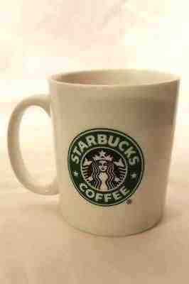 2006 Starbucks Coffee Company Logo Basic White Mug Cup 4" Dishwasher Microwave - Sold on eBay Nov, 24th 2018 for $7.00
