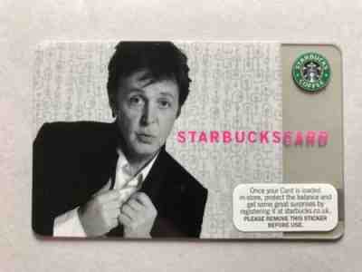 Starbucks Card 2007 Paul McCartney - Sold on eBay Nov, 25th 2018 for $5.50