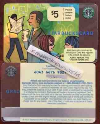 STARBUCKS COFFEE CONNECTIONS Corporate Gift Card #6043 Activated 2007 Rare HTF - Sold on eBay Nov, 24th 2018 for $5.50