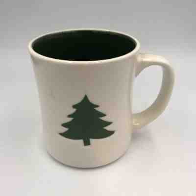 Starbucks Christmas Coffee Mug Cup Holiday 2008 Green Tree White Mug 12 oz. - Sold on eBay Nov, 25th 2018 for $21.21