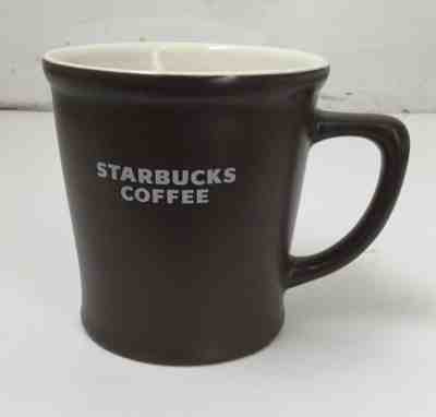 Starbucks Mug Large Chocolate Brown Cream Logo 2008 16 Oz Ceramic - Sold on eBay Nov, 25th 2018 for $9.95