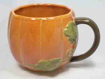 Starbucks Coffee 2009 Halloween Pumpkin Spice Latte PSL Mug w/ Vines Leaves Cup - Sold on eBay Nov, 25th 2018 for $35.95