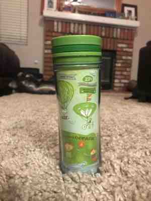 NEW Starbucks 2009 Kids Travel mug 8 Oz tumbler green Hot air Balloons  - Sold on eBay Nov, 25th 2018 for $8.00