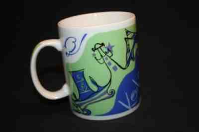 Starbucks Coffee Mug 2009 Kobe Japan Blue Green RARE Limited HTF - Sold on eBay Nov, 24th 2018 for $15.00