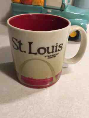 New Starbucks Collector Series Mug - St. Louis 2009 - 16 Ounce - Sold on eBay Nov, 23rd 2018 for $15.00