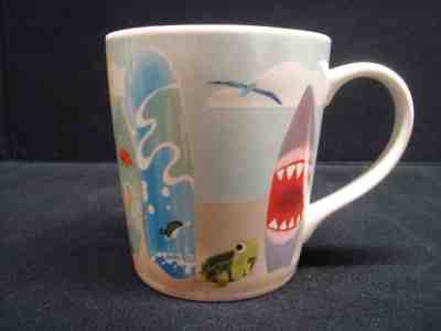 Starbucks 2010 Hawaii Coffee Mug Shark Surfboard Cup - Sold on eBay Nov, 25th 2018 for $22.49