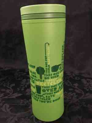 Starbucks 2010 Travel Insulated 20 Oz Coffee Cup/Mug Green Recycled - Sold on eBay Nov, 25th 2018 for $19.95