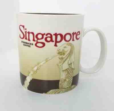 Singapore Starbucks Collector Series Coffee Mug Brown 2010 16 fl oz  - Sold on eBay Nov, 24th 2018 for $35.00