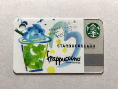Starbucks Card 2011 Japan Mini Frappuccino - Sold on eBay Nov, 25th 2018 for $15.65