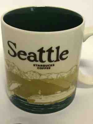 Starbucks 2011 Seattle - Mt. Ranier - Global Icon - 16 Fl. Oz. (USED/ Excellent) - Sold on eBay Nov, 25th 2018 for $29.89