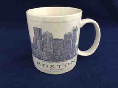 2011 STARBUCKS Boston Beantown Skyline Blue Coffee Mug / Tea Cup - FREE SHIP! - Sold on eBay Nov, 24th 2018 for $19.99