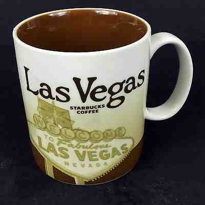 Las Vegas 16 OZ Starbucks Coffee Mug Global Icon Series 2012 - Sold on eBay Nov, 24th 2018 for $15.19