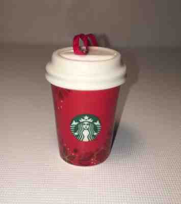 2013 Starbucks Ceramic Christmas Mug Ornament Holiday Red Coffee Cup Starbucks - Sold on eBay Nov, 25th 2018 for $8.99