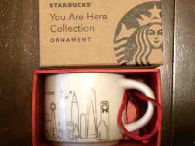 Brand NEW STARBUCKS NEW YORK CITY You Are Here Ornament NYC New  2014 FREE SHIP - Sold on eBay Nov, 25th 2018 for $16.95