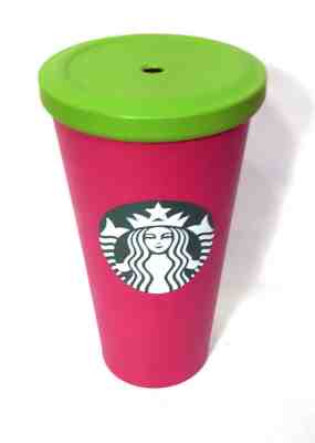Starbucks Cold Cup Matte Pink Stainless Steel 16oz Tumbler 2014 - Sold on eBay Nov, 25th 2018 for $20.00